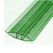 Профиль соединительный 6000*6мм, неразъёмный, зеленый
